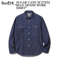 SUGAR CANE SC27852 “BLUE DENIM WORK SHIRT”