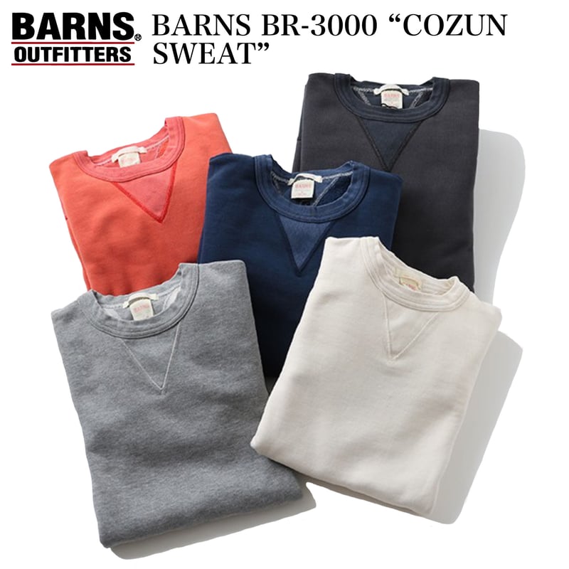 BARNS BR-3000 “COZUN SWEAT” | cross over