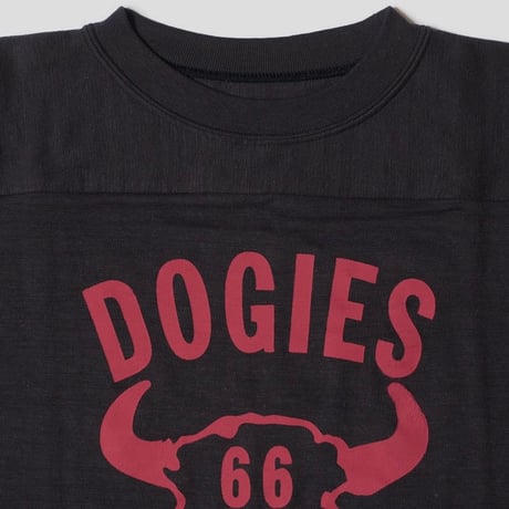 WAREHOUSE Lot.4063 7 分袖フットボール T “DOGIES”