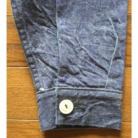 MISTER FREEDOM × SUGARCANE SC13185 9.4oz ”MN”DENIM MAP SHIRT
