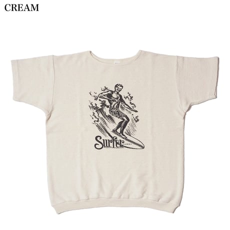 WAREHOUSE Lot.4078 SHORT SLEEVE SWEAT “SURFER”
