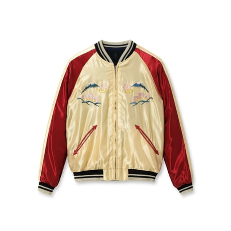 TAILOR TOYO Lot.TT15877-219 Early 1950s Style Acetate Souvenir Jacket “USS PRINCETON” × “MAIKO”