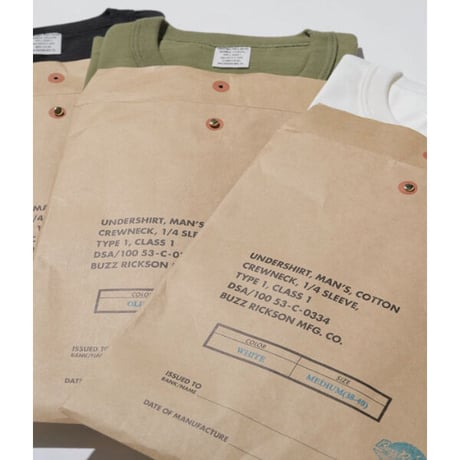 BUZZ RICKSON'S BR78960 “PACKAGE T-SHIRT GOVERNMENT ISSUE”