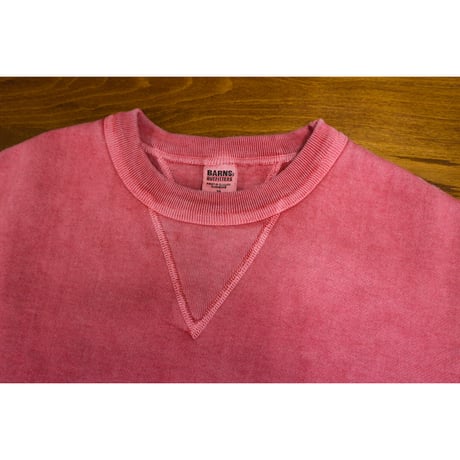 BARNS BR-3000PG “COZUN GUSSET CREW SWEAT PIGMENT DYEING”