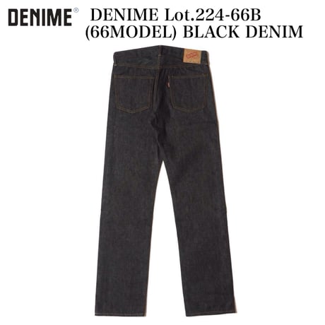 DENIME Lot.224-66B (66MODEL) BLACK DENIM L32
