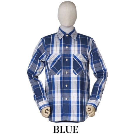 WAREHOUSE Lot.3104 C柄 Flannel Shirt NON WASH