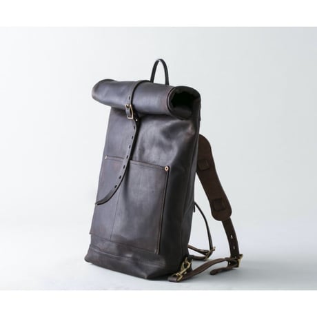 vasco VS-205L “LEATHER ROLL TOP RUCKSACK”