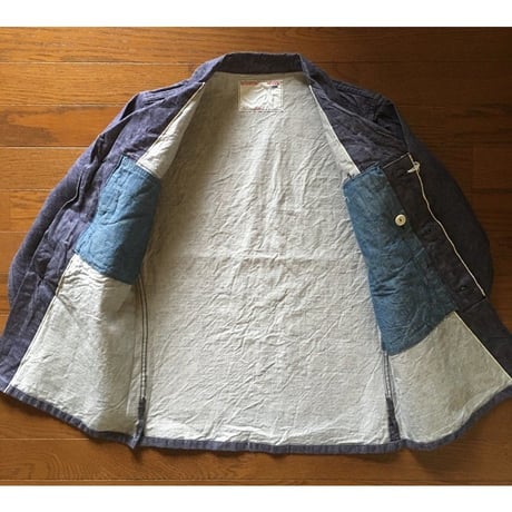MISTER FREEDOM × SUGARCANE SC13185 9.4oz ”MN”DENIM MAP SHIRT