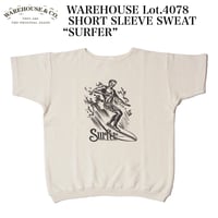 WAREHOUSE Lot.4078 SHORT SLEEVE SWEAT “SURFER”
