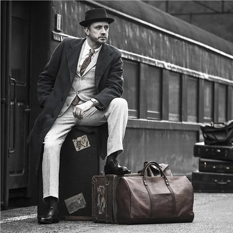 vasco VS-261L “LEATHER TRAVEL BOSTON BAG”