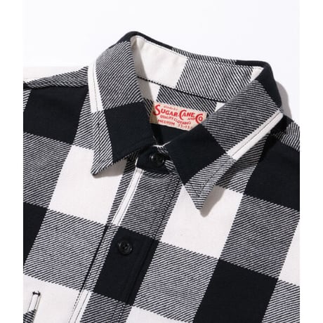SUGAR CANE Lot.SC29147 “TWILL CHECK WORK SHIRT”