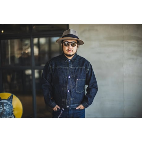 TCB jeans “New S40's Jacket 14oz” | cross over