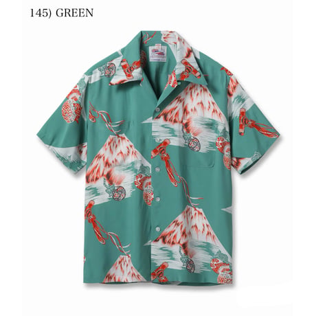 SUN SURF Lot.DK39634 DUKE KAHANAMOKU SPECIAL EDITION “Mt.FUJI & LUCKY EGGPLANT” (SHORT SLEEVE)