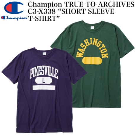 Champion TRUE TO ARCHIVES C3-X338 “SHORT SLEEVE T-SHIRT”