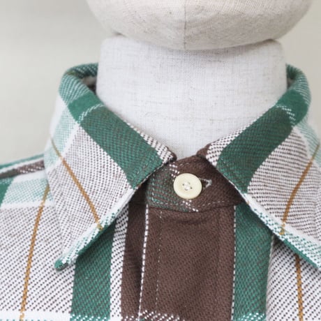 WAREHOUSE Lot.3104 C柄 Flannel Shirt NON WASH