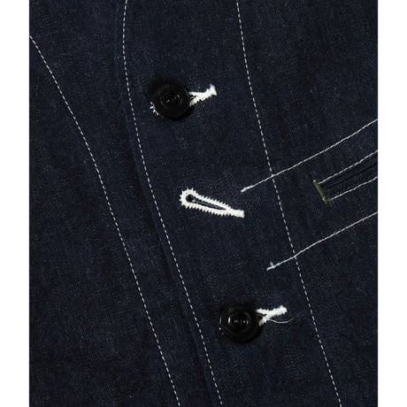 SUGAR CANE SC15702 “11oz. BLUE DENIM WORK VEST”
