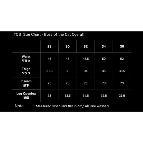 TCB jeans Boss of the Cat Overall