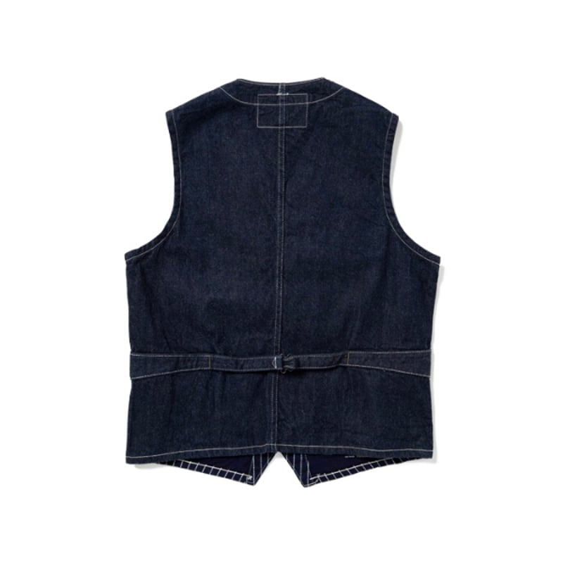 SUGAR CANE SC12654 “9oz.WABASH STRIPE WORK VEST