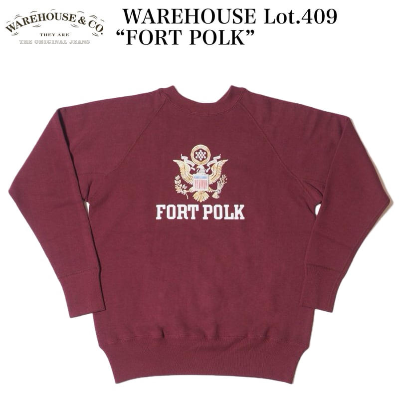S*n様 WAREHOUSE Lot.409 FORT POLK トレーナー WAREHOUSE Lot.409 “FORT POLK” | cross over