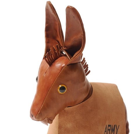 WAREHOUSE Lot.5243 GENUINE LEATHER MASCOT DOLL USMA "MULE" BROWN