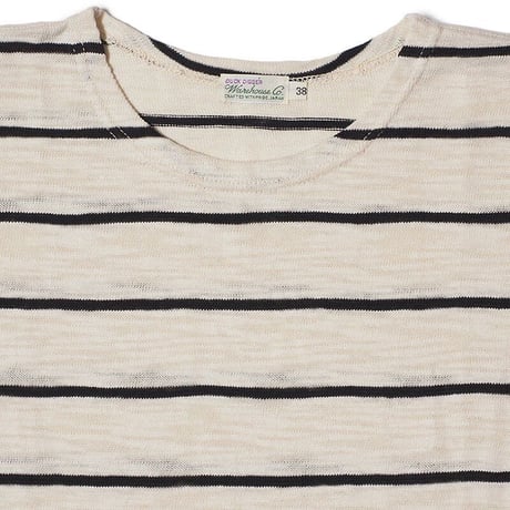 WAREHOUSE Lot.4087 “SHORT SLEEVE BORDER T-SHIRT”