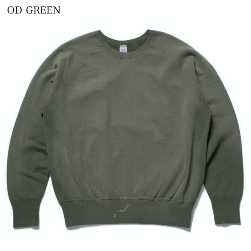 WAREHOUSE Lot.461 2ND-HAND RAGLAN CREWNECK SWEA