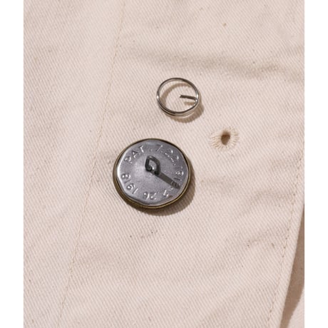 SUGAR CANE Lot.SC15506 “FICTION ROMANCE 9oz. WHITE BOAT SAIL DRILL 1920's CARTOON WORK COAT”