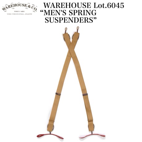 WAREHOUSE Lot.6045 “MEN'S SPRING SUSPENDERS”