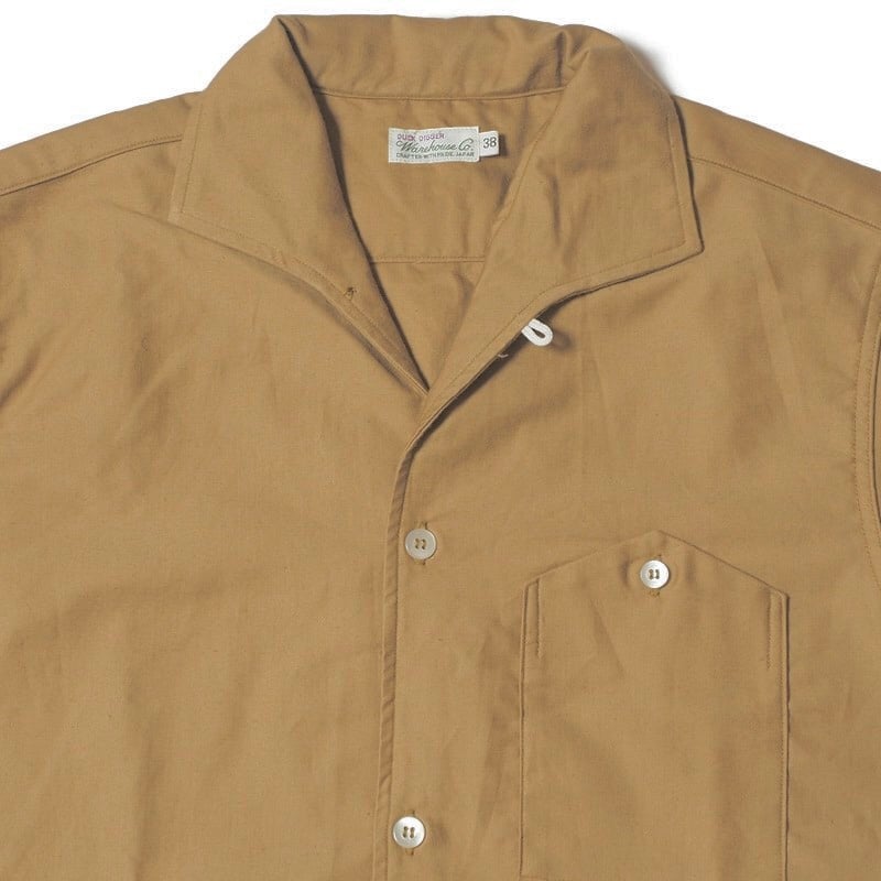 WAREHOUSE Lot 3091 “SHORT SLEEVE OPEN COLLAR SH