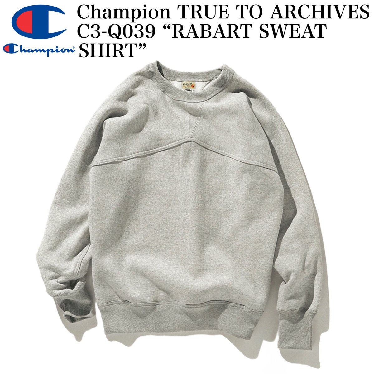 Champion TRUE TO ARCHIVES C3-Q039 “RABART SWEAT