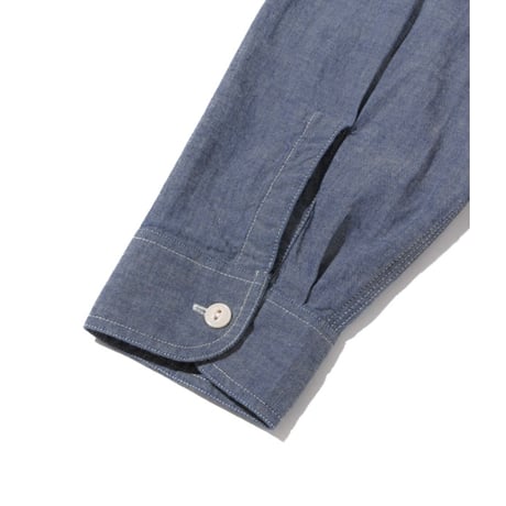 SUGAR CANE SC27850 “BLUE CHAMBRAY WORK SHIRT (LONG SLEEVE)”
