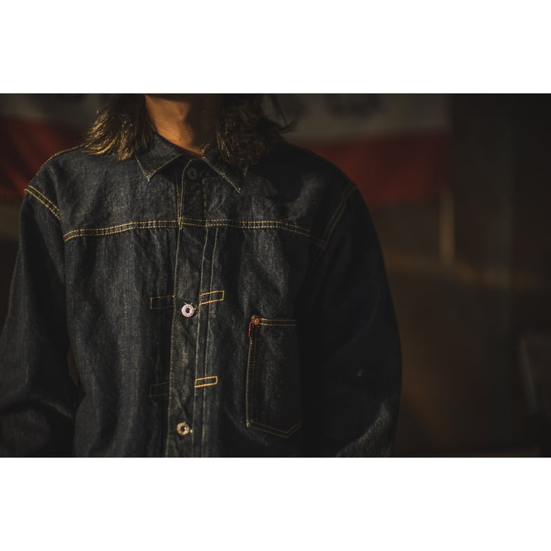 TCB jeans Late S40's Jacket 13.5oz | cross over