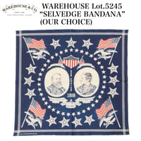 WAREHOUSE Lot.5245 “SELVEDGE BANDANA” (OUR CHOICE)