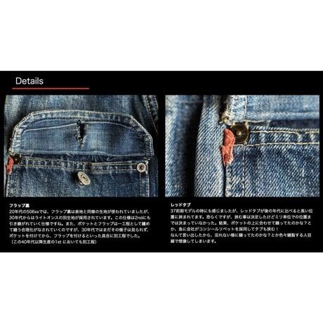 TCB jeans “30’s JACKET” (INDIGO TAB仕様)