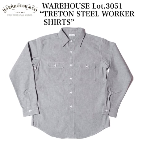 WAREHOUSE Lot.3051 “TRETON STEEL WORKER SHIRTS”