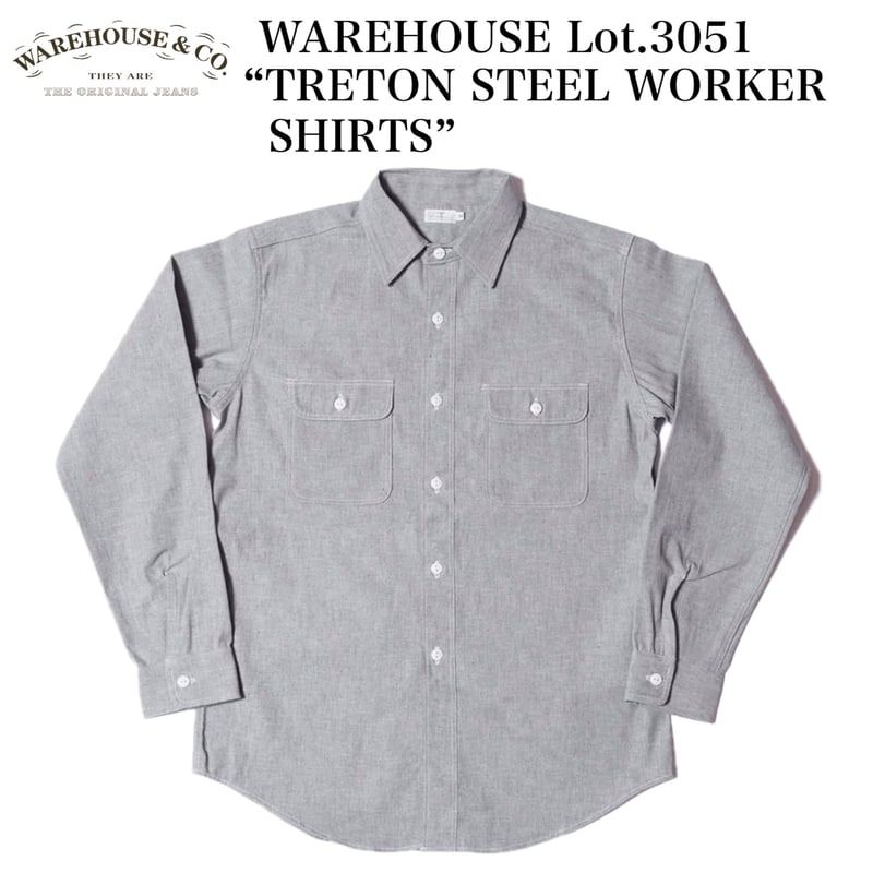 WAREHOUSE Lot.3051 “TRETON STEEL WORKER SHIRTS”