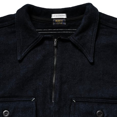 JOHN GLUCKOW Lot.JG-39 “C.P.O. Half-zip Shirt”