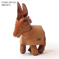 WAREHOUSE Lot.5243 GENUINE LEATHER MASCOT DOLL USMA "MULE" BROWN