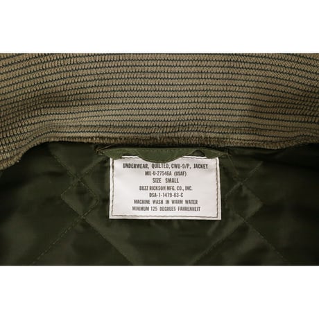 BUZZ RICKSON’S BR14933 “CWU-9/P LINER JACKET”