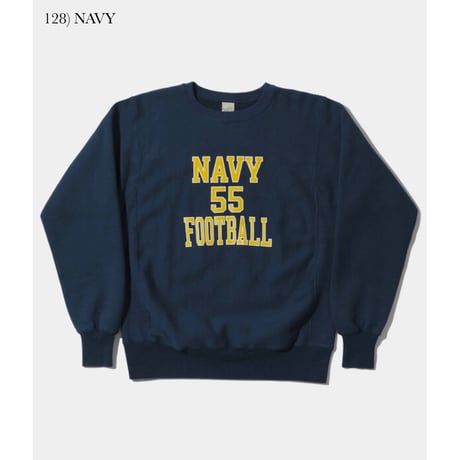 BUZZ RICKSON’S BR69140 HORIZONTAL KNITTING SWEAT SHIRTS “NAVY FOOTBALL”