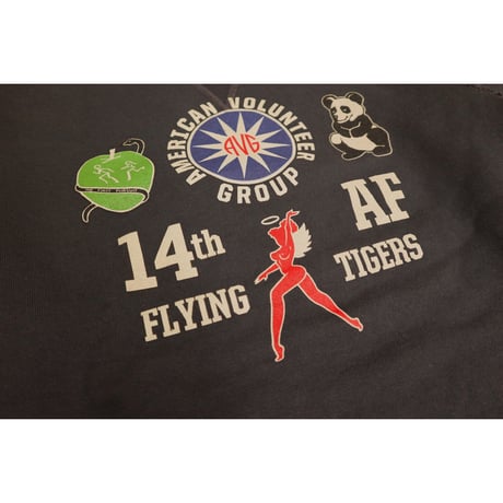 BUZZ RICKSON’S BR69066 SET-IN CREW NECK SWEAT SHIRTS “14th AIR FORCE”
