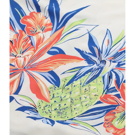 SUN SURF Lot.DK39638 DUKE KAHANAMOKU SPECIAL EDITION “ORCHID AND PINEAPPLE” (SHORT SLEEVE)