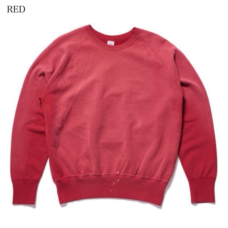 WAREHOUSE Lot.461 2ND-HAND RAGLAN CREWNECK SWEA