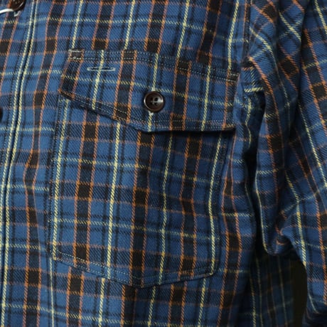 WAREHOUSE Lot.3022 “FLANNEL SHIRTS WITH CHINSTRAP NON WASH”