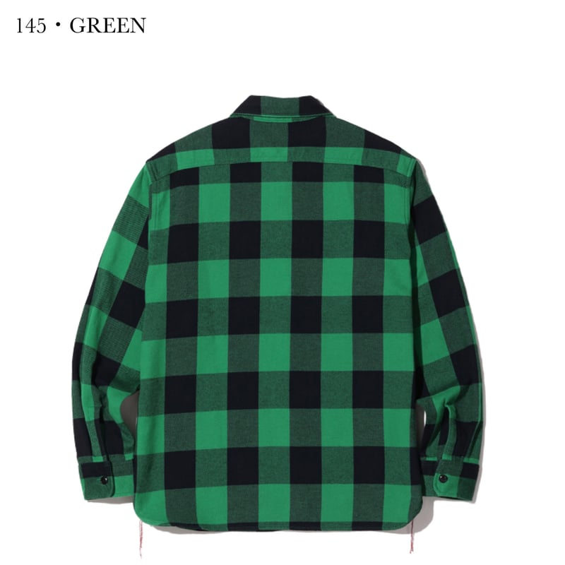 SUGAR CANE SC28952 “TWILL CHECK WORK SHIRT” | c