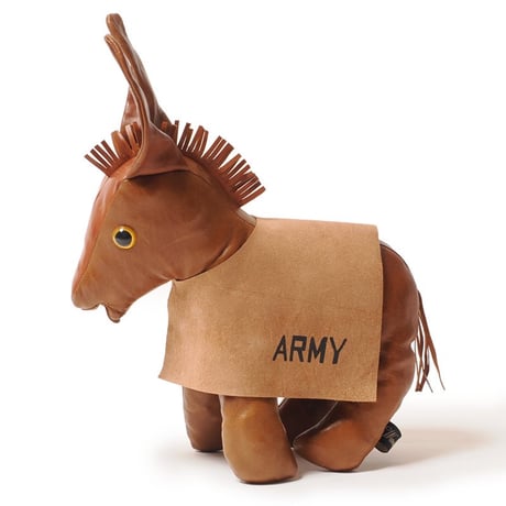 WAREHOUSE Lot.5243 GENUINE LEATHER MASCOT DOLL USMA "MULE" BROWN