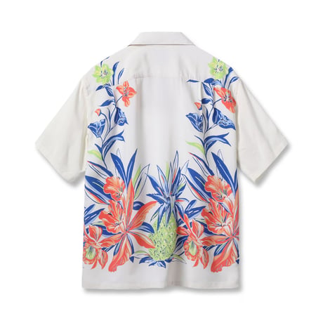SUN SURF Lot.DK39638 DUKE KAHANAMOKU SPECIAL EDITION “ORCHID AND PINEAPPLE” (SHORT SLEEVE)