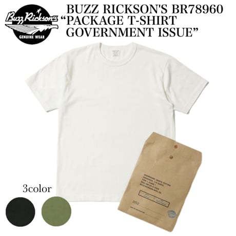 BUZZ RICKSON'S BR78960 “PACKAGE T-SHIRT GOVERNMENT ISSUE”