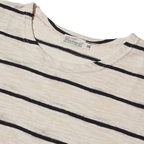 WAREHOUSE Lot.4087 “SHORT SLEEVE BORDER T-SHIRT”