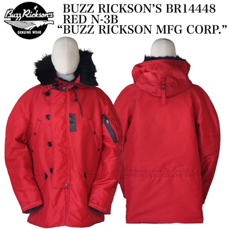 BUZZ RICKSON’S BR14448 RED N-3B “BUZZ RICKSON MFG CORP.” F-89 SCORPION